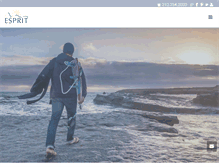 Tablet Screenshot of espritwellness.com